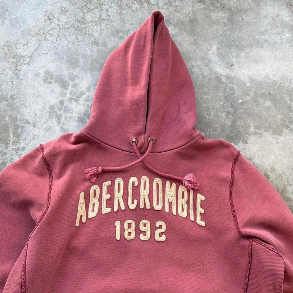 Vintage 2000's Abercrombie & Fitch Heavy weight classic hoodie - Picture 2 of 7